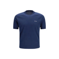 Prada Blue Cotton T-Shirt by Prada