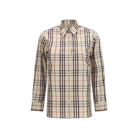 Burberry Beige Cotton Pattern Shirt by Burberry