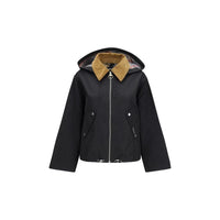 Barbour Black Cotton Rain Coat by Barbour