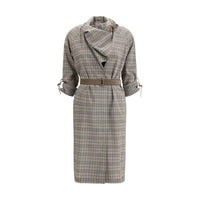 Burberry Gray Wool Casual Dress by Burberry