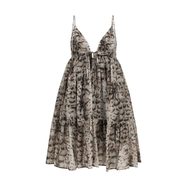 PINKO Beige Cotton Casual Dress by PINKO