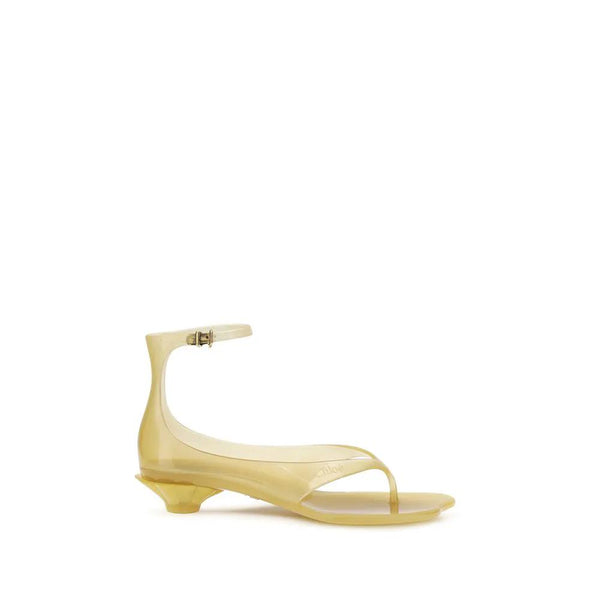 Chloé Beige Polyurethane Sandals by Chloé