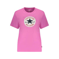 Converse Pink Cotton T-Shirt by Converse