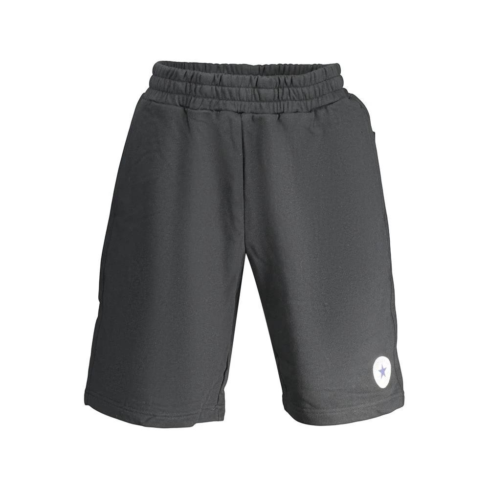 Converse Black Cotton Shorts by Converse