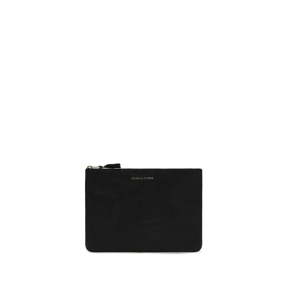 Comme Des Garçons Black Calf Leather Bos Taurus Wallet by Comme Des Garçons