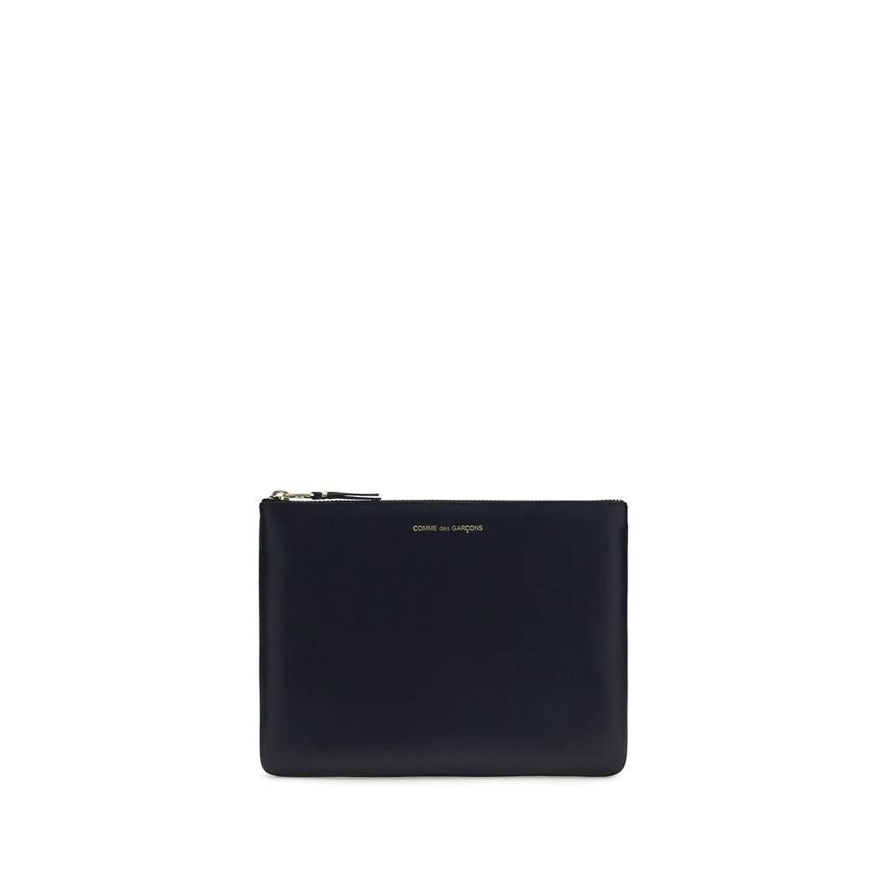 Comme Des Garçons Blue Calf Leather Bos Taurus Wallet by Comme Des Garçons