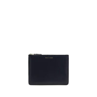 Comme Des Garçons Blue Calf Leather Bos Taurus Wallet by Comme Des Garçons