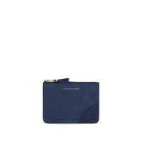 Comme Des Garçons Blue Calf Leather Bos Taurus Wallet by Comme Des Garçons
