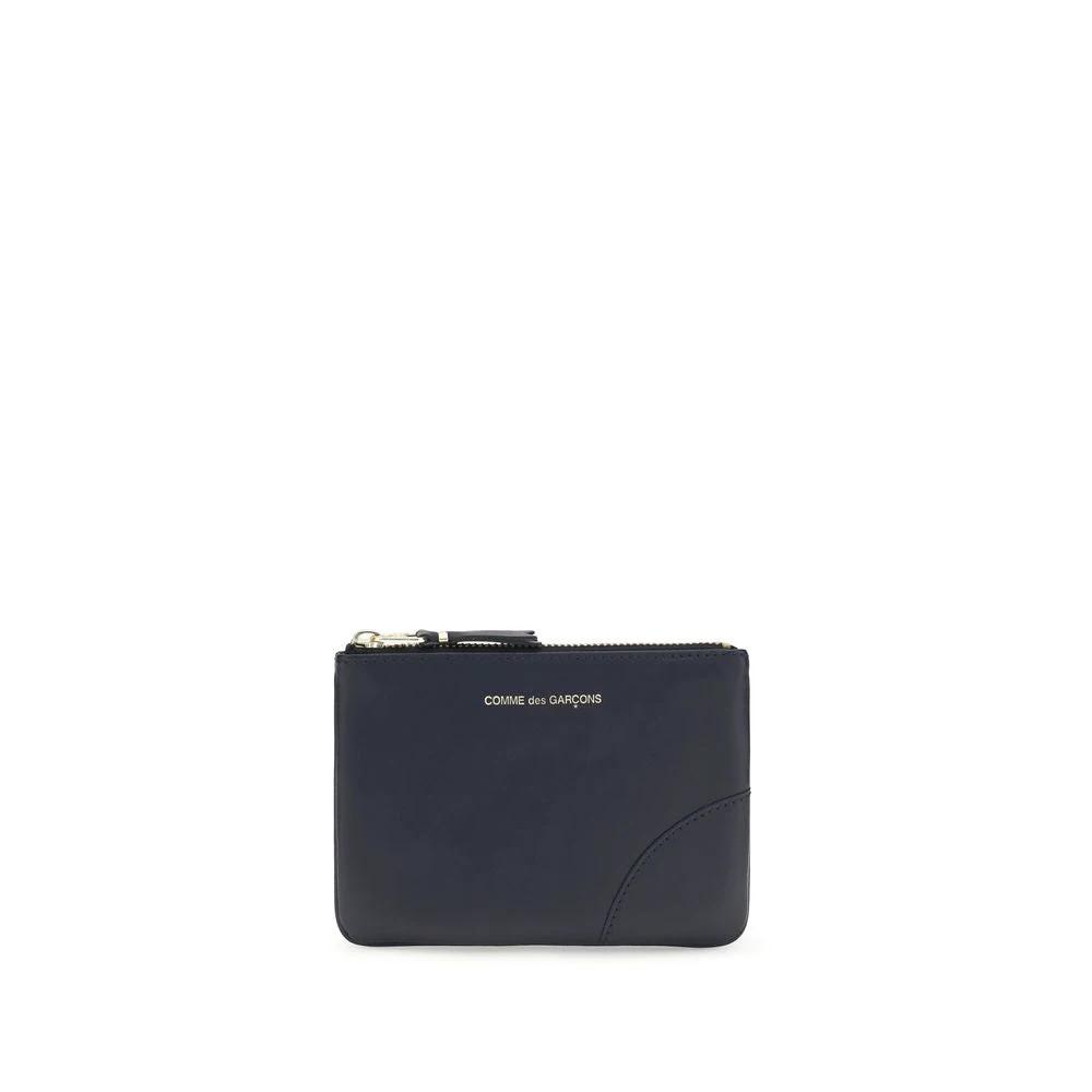 Comme Des Garçons Blue Calf Leather Bos Taurus Wallet by Comme Des Garçons