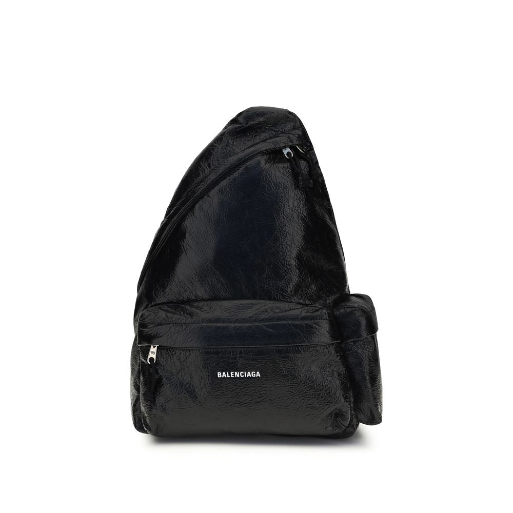 Balenciaga Black Nylon Backpack by Balenciaga
