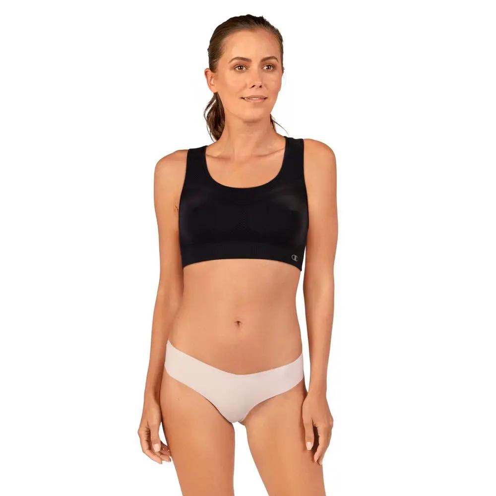 Champion Black Polyamide Sport Bra by Champion
