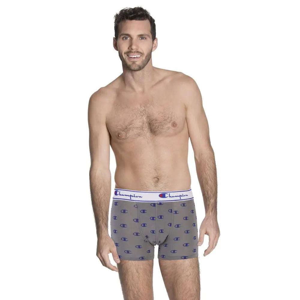 Champion Gray Cotton Boxers by Champion