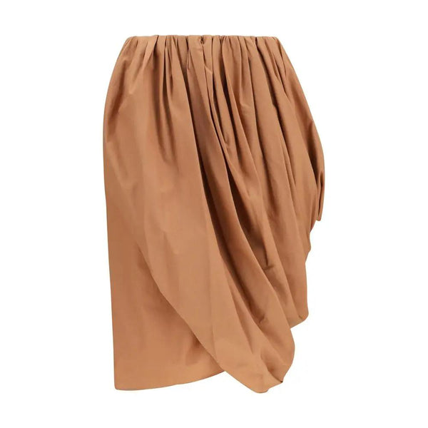 Chloé Beige Cotton Midi Skirt by Chloé