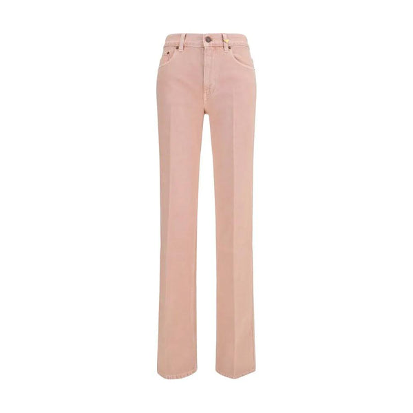 Chloé Multicolor Cotton Straight-Leg Jeans by Chloé