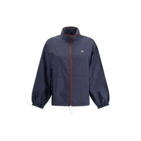 Prada Blue Polyamide Shell Jacket by Prada