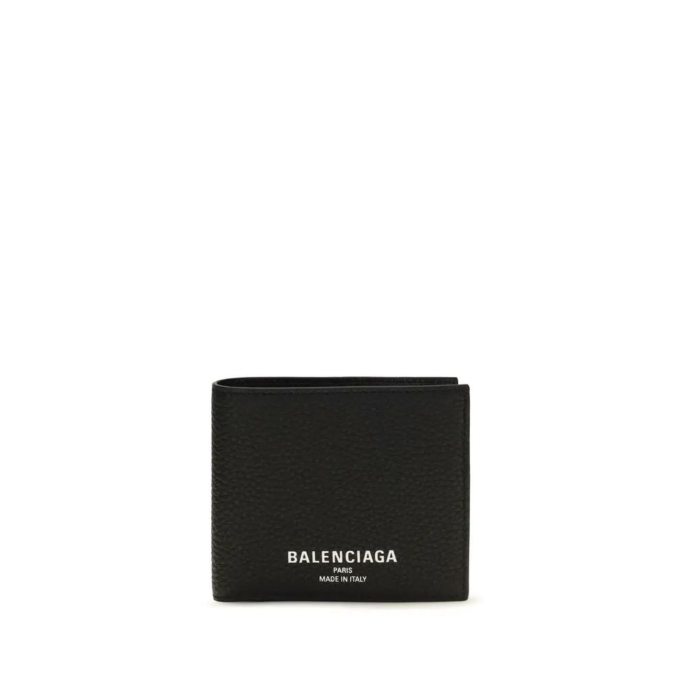 Balenciaga Black Calf Leather Bos Taurus Wallet by Balenciaga