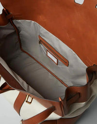 Brunello Cucinelli Natural Cotton Briefcase by Brunello Cucinelli