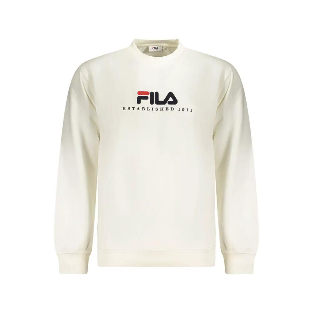 Fila White Cotton Menswear Sweatshirt by Fila