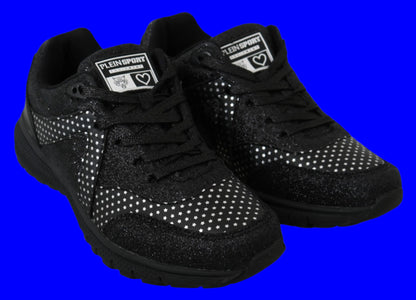 Philipp Plein Black Running Jasmines Sneakers Shoes