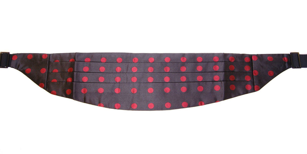 Dolce & Gabbana Black Waist Smoking Tuxedo Cummerbund Belt