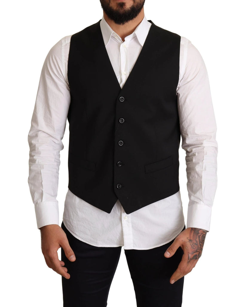 Dolce & Gabbana Black Formal dress Vest by Dolce & Gabbana