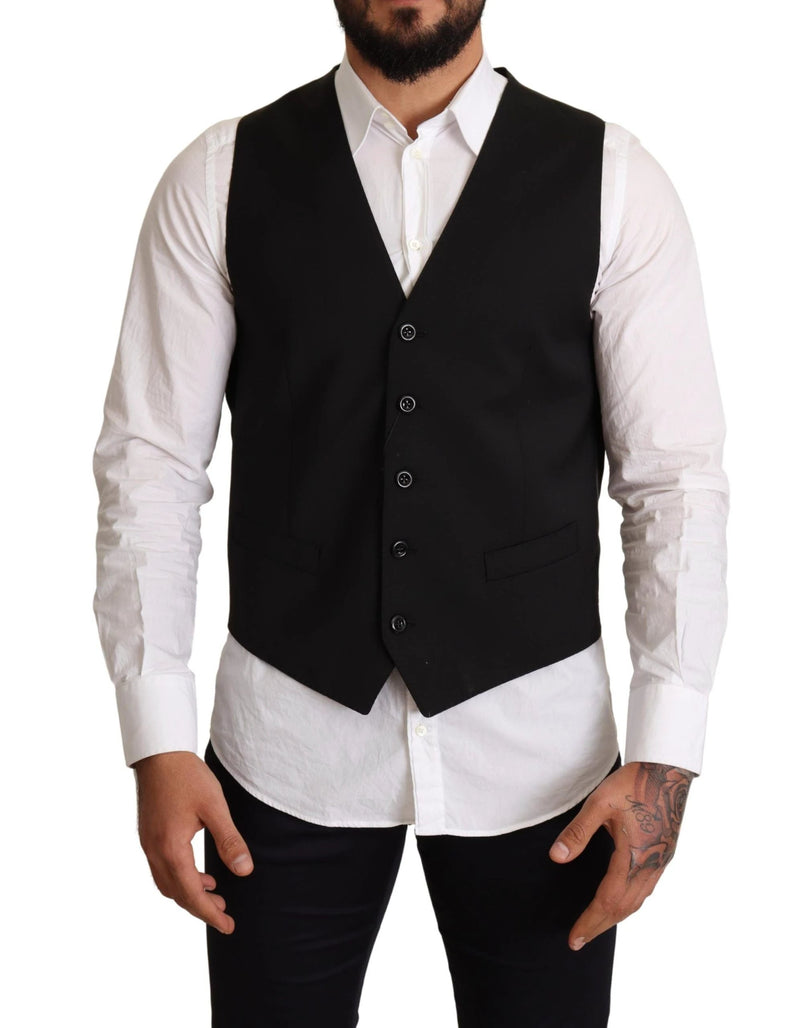 Dolce & Gabbana Black Formal dress Vest by Dolce & Gabbana