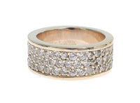 Nialaya Silver Womens CZ 925 Sterling Ring