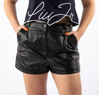 Dolce & Gabbana Black Lambskin Short