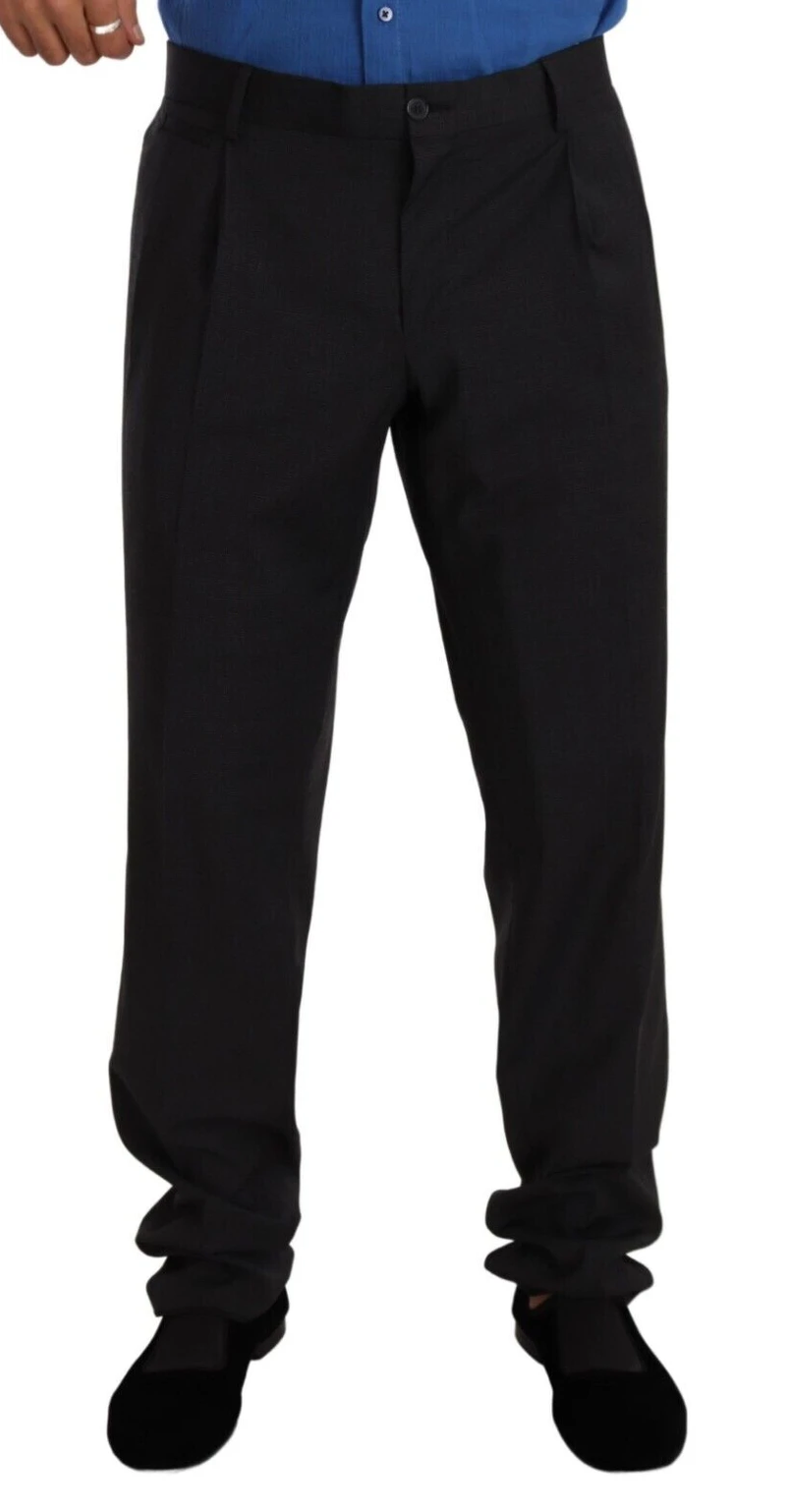 Dolce & Gabbana Gray Dress Trouser VENTANNI Dress Pants by Dolce & Gabbana
