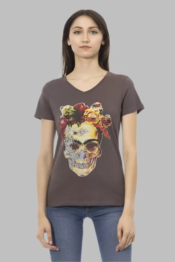 Trussardi Action Brown Cotton Women Top