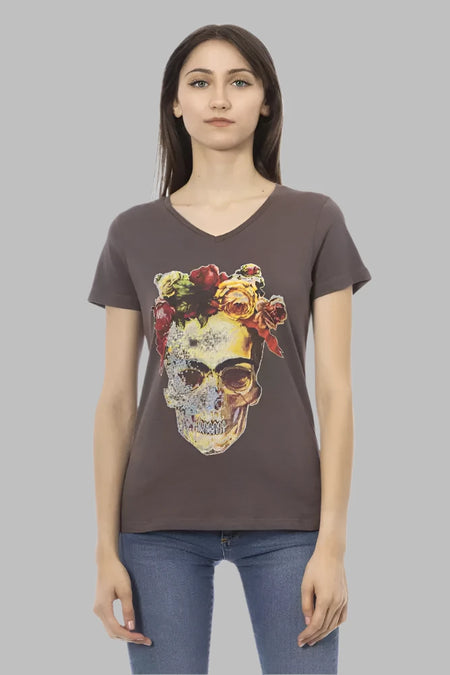 Trussardi Action Brown Cotton Women Top