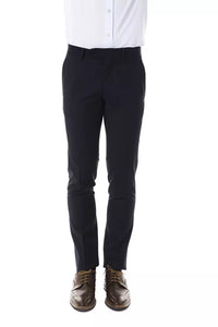Uominitaliani Gray Wool Men's Suit Pant
