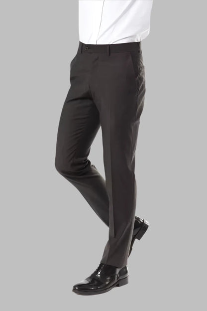 Uominitaliani Gray Wool Men's Pant