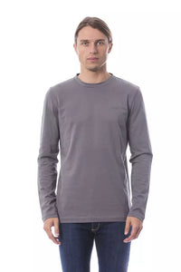 Verri "Gray Cotton Men T-Shirt"