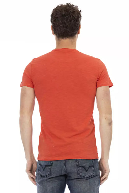 Trussardi Action Red Cotton Men's T-Shirt