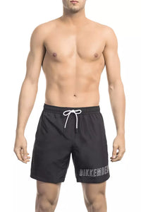 Bikkembergs Black Polyester Men's Swim Short