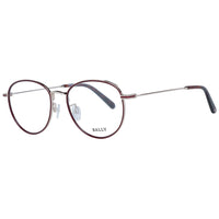 Bally Burgundy Unisex Glasses Frame