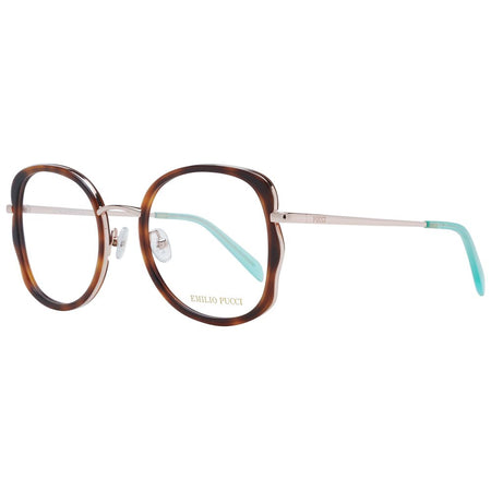 Emilio Pucci Brown Metal & Plastic Glasses (Frames)