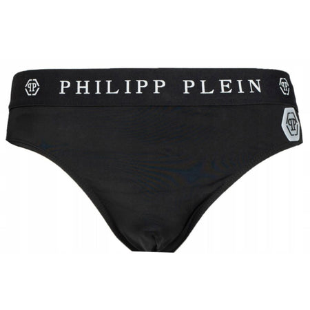 Philipp Plein Black Polyamide Men's Swimwear Trunks