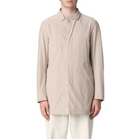 People Of Shibuya Beige Recycled Polyester Men Jacket