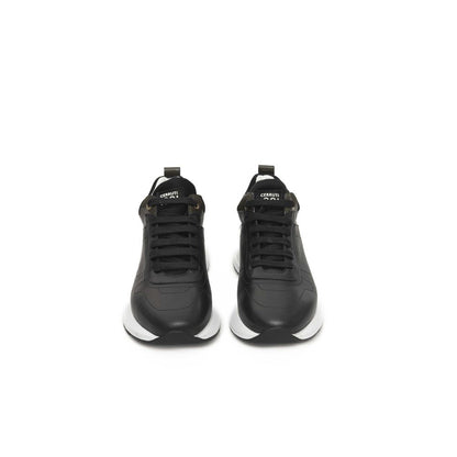 Cerruti 1881 Black Cowhide Women Sneaker