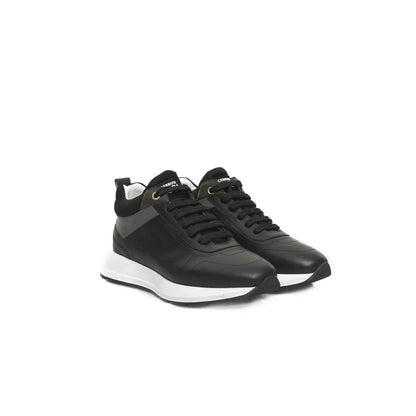 Cerruti 1881 Black Cowhide Women Sneaker
