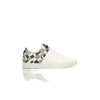 Cerruti 1881 White Calfskin Men Sneaker