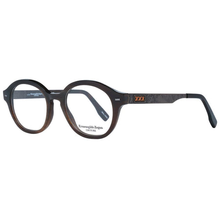 Ermenegildo Zegna Brown Horn Glasses (Frames)