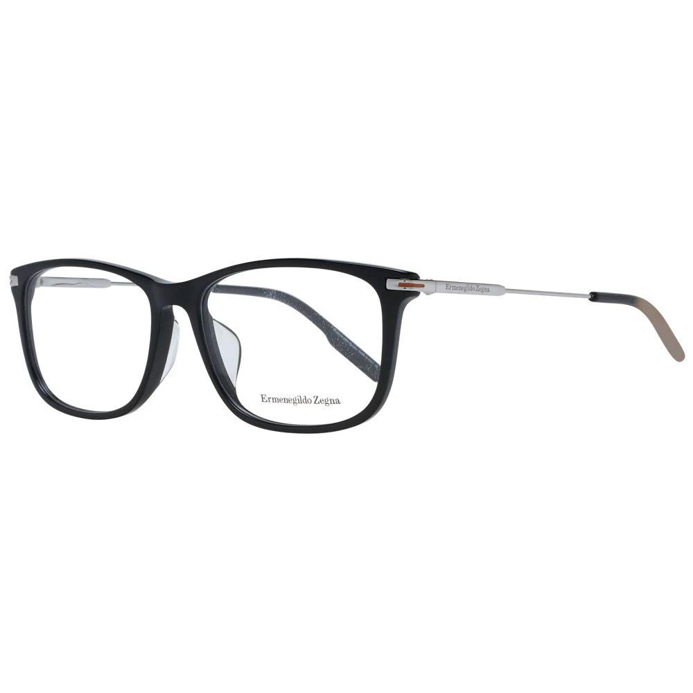 Ermenegildo Zegna Black Plastic Glasses (Frames) by Ermenegildo Zegna