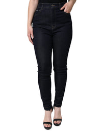 Dolce & Gabbana Black GRACE High Waist Skinny Denim Jeans