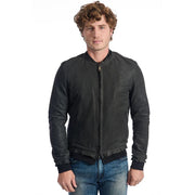 Roberto Pepe Luxury Gray Lambskin Men Jacket by Roberto Pepe Luxury