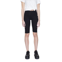Icon Black Cotton Bermuda