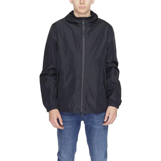 Suns Black Polyester Shell Jacket by Suns