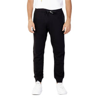 Armani Exchange Black Cotton Joggers (Workout Pants)
